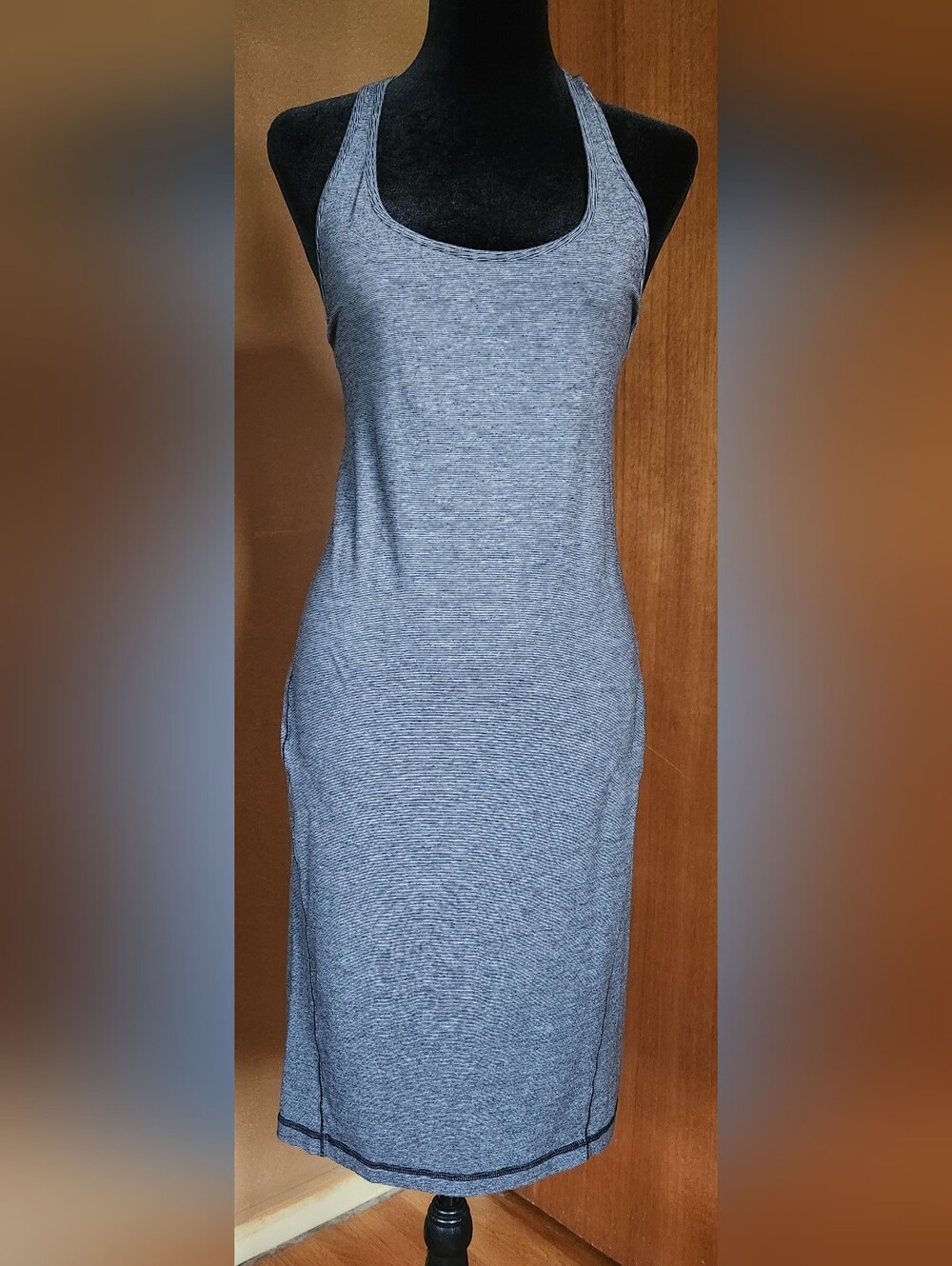lululemon athletic Light  Grey  Sleeveless Midi Dress